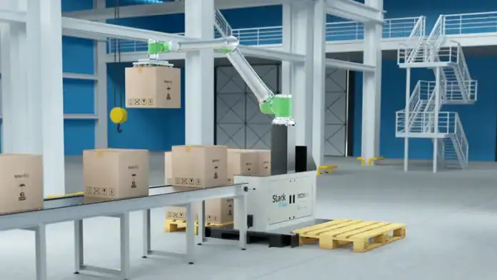 StackMate er udviklet af Techvia, i samarbejde med OnRobot og Schneider Electric.